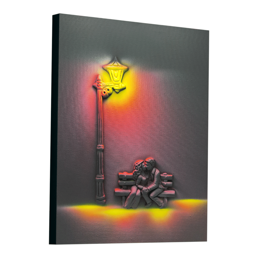Discover textured wall art canvas and figurative art, featuring abstract wall paintings, perfect for living room decor or unique gifts for couples in the UK